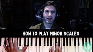 C Minor Scales  Natural Harmonic & Melodic  Piano Tutorial  How To Play