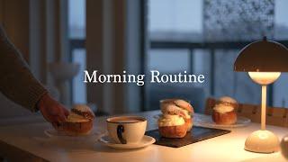 Morning Routine I Calm and Productive Morning with coffee & delicious meals I  Slow Living