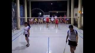 MRV Badminton Club - Dublon Cup 2012 - White Janet Ruby vs Red Ria Selle