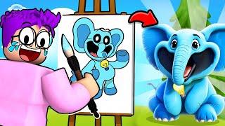 GUESS MY DRAWING Picture Game CHALLENGE In ROBLOX DOODLE TRANSFORM? SMILING CRITTERS