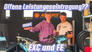 LEISTUNGS-EINTRAGUNG bei EXCFE