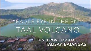 Taal Volcano before the eruption Crater Lake within a lake Best Drone footage Eye in the Sky”