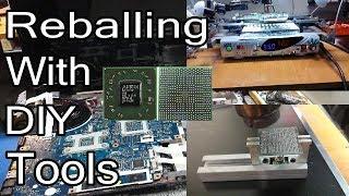 Reballing Packard Bell TK81 With DIY BGA Rework Station