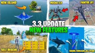  BGMI PUBG New 3.3 OCEAN ODYSSEY Update Here  PART -3  Shark Jellyfish Island   Tips & Tricks