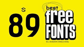 80+ Fonts ALL Graphic Designer Should Know Free Commercial Use