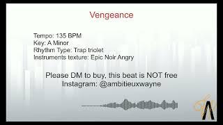 DM TO USE Triolet Trap Type beat ZKR X Leto X Dosseh Vengeance Instrumental 2024