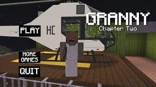 Granny 2 Granny Chapter Two Helicopter Escape Minecraft Gameplay Granny Only