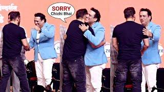 Salman Khan HUG Govinda And ENDS FIGHT With Him On Stage At Recent Public Event 