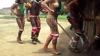 Brazil indigenous dance  Tears Of The Girls In Amazon Rain Forest - 아마존의 눈물 EP.06