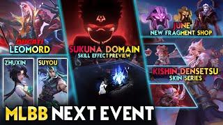 SUKUNA DOMAIN SKILL PREVIEW  KISHIN DENSETSU SERIES  FRAGMENT SHOP UPDATE - MLBB #whatsnext