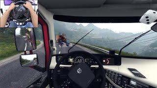 Volvo FH16 - Euro Truck Simulator 2  Thrustmaster TX gameplay