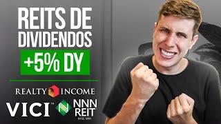 TOP 5 REITs de Dividendos que pagam acima de 5% em dólar