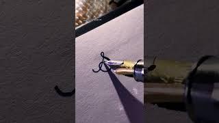 How to write the letter S beautifully  Calligraphy art #satisfying #amazing #writing