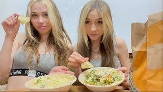 ASMR NACHO-BOWLS WITH MY SISTER