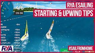 RYA eSailing VR Coaching - Starting & Upwind Top Tips with Adam McGovern