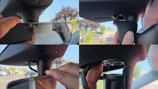 Tesla Model Y Rearview Rear View Backup Mirror Removal Replace Loose Wobbly Wobbling Repair Fix