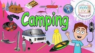 Camping Vocabulary  Adventure vocabulary  Travel in ENGLISH rules of survival words