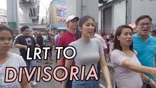 LRT trip to Divisoria by Alex Gonzaga