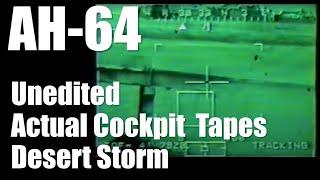 AH-64 ● Destroying Bridge ● In-Cockpit Video from Desert Storm ● Jan 20 1991 ● Apache Helicopter