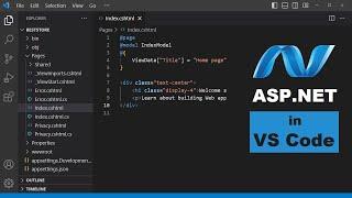 Create Your First ASP.NET Web Application using Visual Studio Code  ASP.NET using VSCode and .NET 8