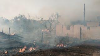 مكناس حريق مهول يشب بحي المصلى وبطيط وبباب البطيوي.