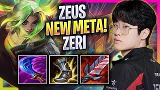 ZEUS CRAZY NEW META ZERI TOP - T1 Zeus Plays Zeri TOP vs Cassiopeia  Season 2024