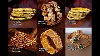 Latest Daily wear Gold Bangles Designs with Weight and Price  Shridhi Vlog