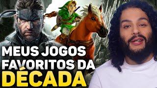 Meus JOGOS DO ANO dos últimos 10 ANOS