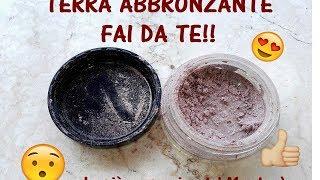 DIY BRONZER  TERRA ABBRONZANTE FAI DA TE CON SOLI 2 INGREDIENTI  BabyAli