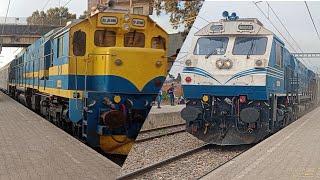 Diesel locomotives spotted leading passangers trains in Béni-Mered and Chiffa.