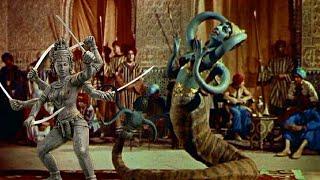 Sinbad The Golden Voyage  Snake Dance Kali Dance & Fight