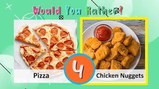 Would you Rather? Food Edition  Brain Break  Food Workout  Yummy-Yum  PhonicsMan Fitness