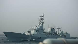 PAKISTAN NAVY SHIP ASLAT WITH EMBARKED HELO DEPLOYED FOR  REGIONAL MARITIME SECURITY PATROLS RMSP