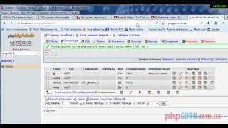 создание таблиц в phpmyadmin на phpfan ru