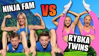 Ninja Kidz VS Rybka Twins Extreme Acro Gymnastics Challenge with HUGE Consequence