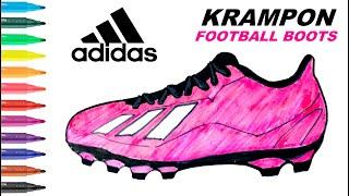 Easy Drawing Adidas Football Boots I Kolay Adidas Krampon Çizimi I Futbol Ayakkabısı Nasıl Çizilir?
