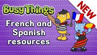 French and Spanish vocabulary games