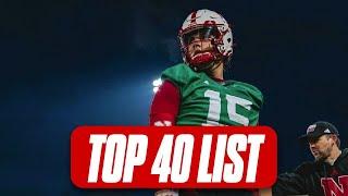 HuskerOnline chats Top 40 list & why Sipple didnt have Dylan Raiola in the #1 spot I Huskers I GBR