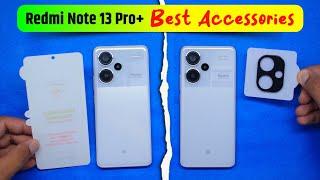 Redmi Note 13 Pro Plus Clear Screen Protector Membrane and Camera Lens Tempered Glass