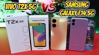 Vivo T2X 5G VS Samsung Galaxy F14 5GBest 5G Smartphone Under 15K  Biggest Comparison 