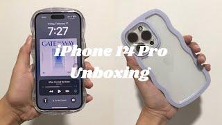 iPhone 14 Pro Unboxing Silver  asmr + accessories