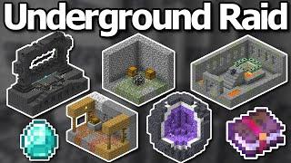 Ultimate Minecraft Underground Raiding Guide - Dungeon Mineshaft Stronghold & More