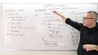 IME2 Chapter 4 - Video 3 Cournot Duopoly Calculating Reaction Functions and Quantities.