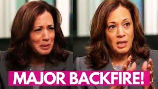 BACKFIRING? How Kamala SCREWED UP a SOFTBALL INTERVIEW on CNN Looking Tired & Weak