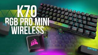 CORSAIR K70 PRO MINI WIRELESS - Mechanische Hot-Swap Gaming-Tastatur im 60% Layout ⌨️️