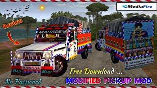 Modified Pickup Mod For Bussid Mahindra Bolero Pickup Mod Free Pickup Mod #bus #simulator #Indonesia