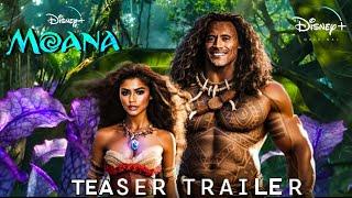 MOANA - Live Action  Teaser Trailer 2024  Auliʻi Cravalho Dwayne Johnson  Disney+