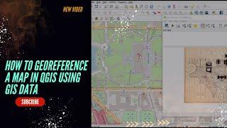 HOW TO GEOREFERENCE A MAP IN QGIS USING GIS DATA