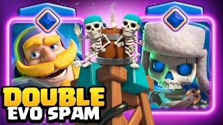 CLASH ROYALE *BROKE* THE GAME WITH DOUBLE EVOLUTION