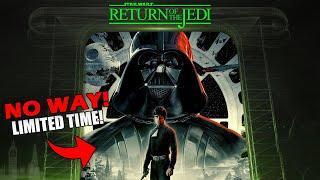 DONT MISS THIS OPPORTUNITY Star Wars Return of the Jedi is COMING BACK to Theaters